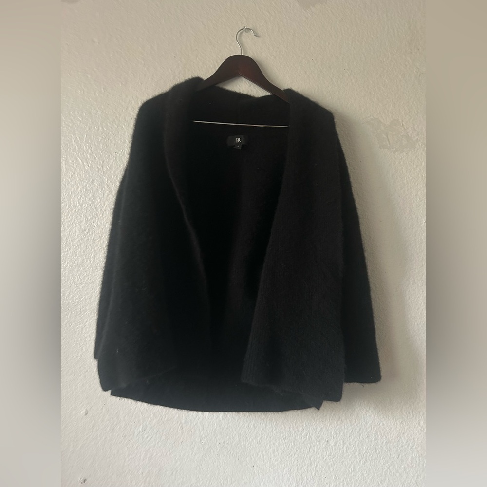 Banana Republic Curio Cocoon Cardigan Open Front 100% Cashmere‎ L Quiet Luxury - Picture 2 of 15